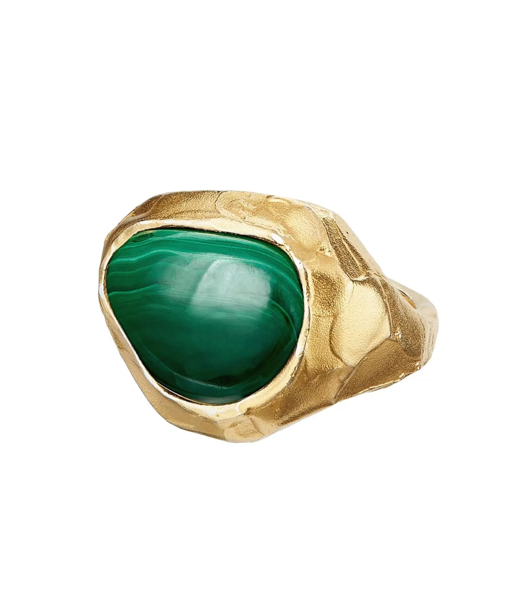 Alighieri The Mountain Rising Malachite Ring Outlet